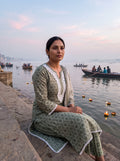 Savanya Green Pant-Style Dress